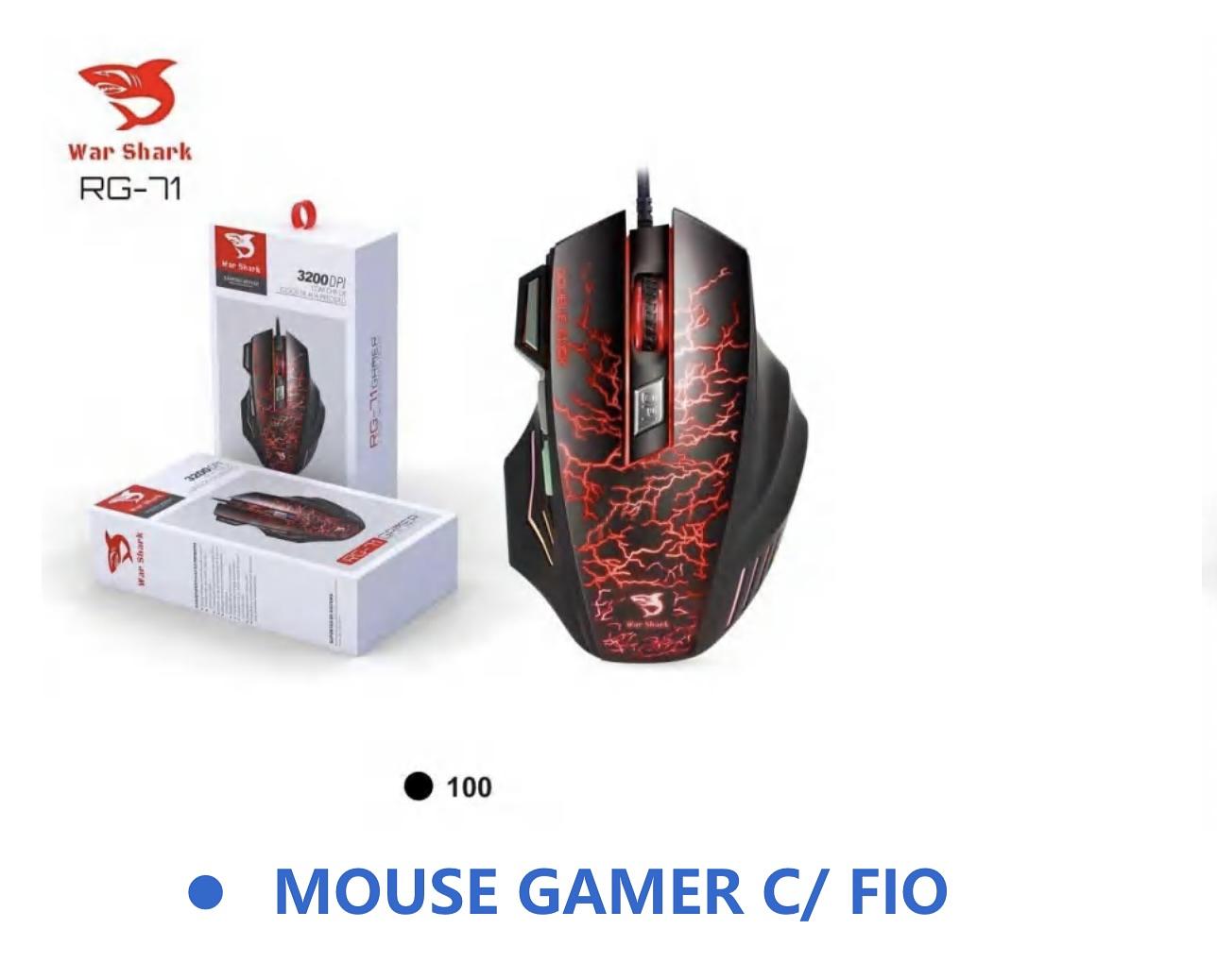 MOUSE GAMER C FIO RG-71
